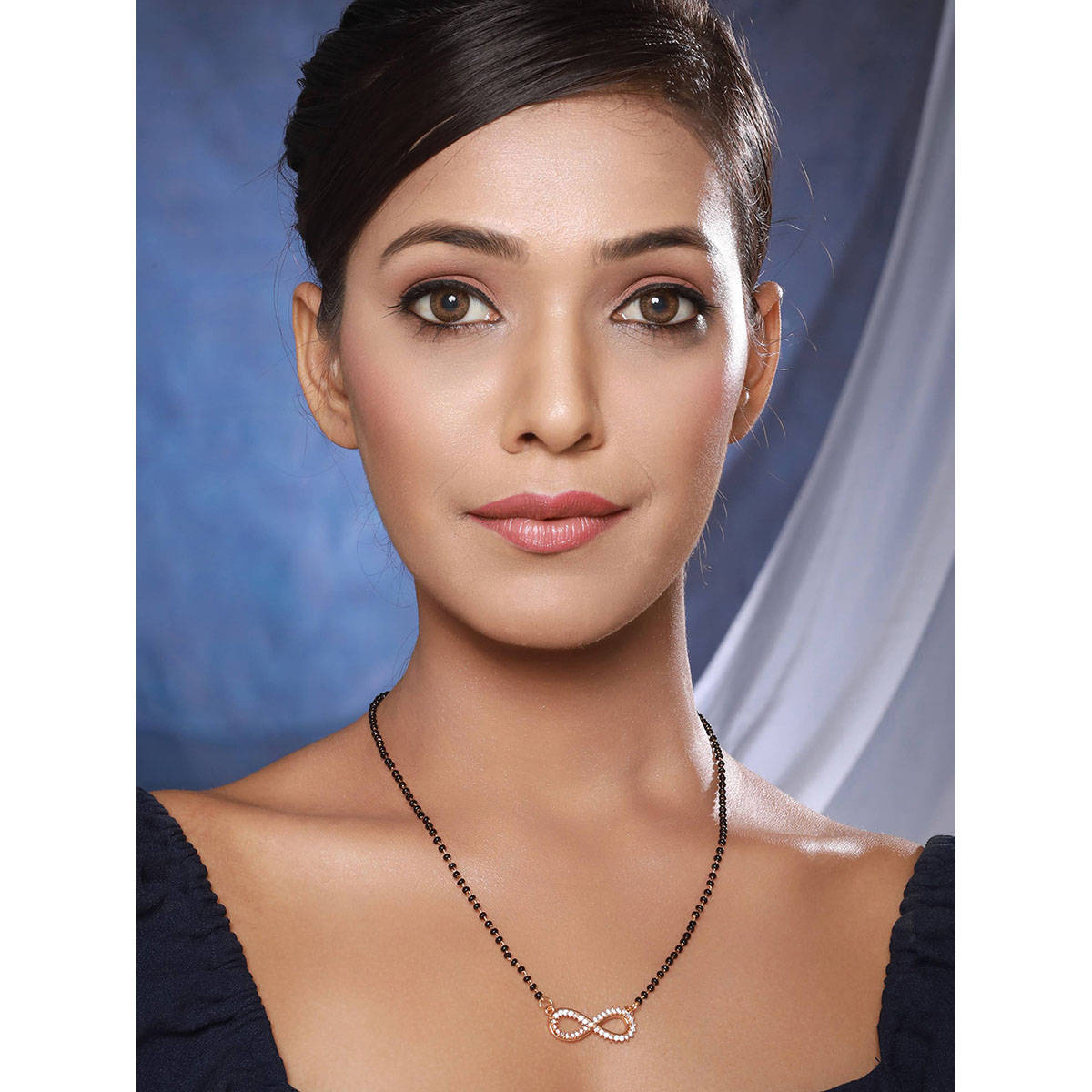 Aatmana White Gold Plating Mangalsutra · One Size