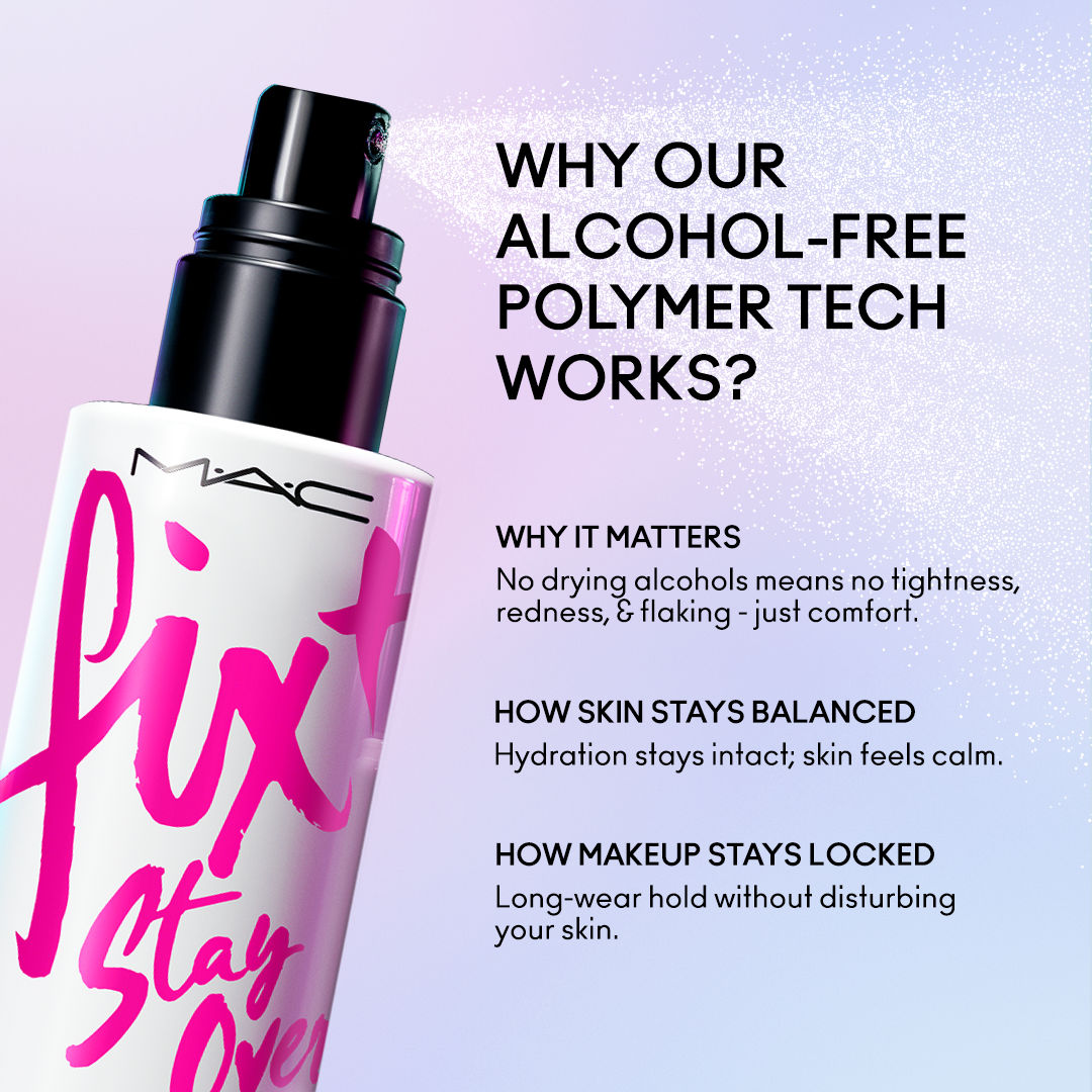 M.A.C Fix+ Stay Over Alcohol-Free Setting Spray (100ml)