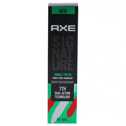 Axe - Signature Jungle Fresh Forest Pine Fragrance Body Deodrant 72H Dual Action Technology (200ML)