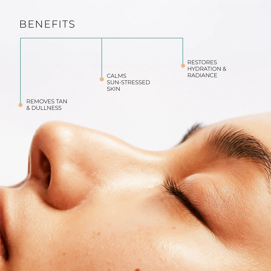 Kanpeki - Anti - Tan Facial With Algae Peel - Off Mask Turmeric & Lemon 4 Step After - Sun Facial Care