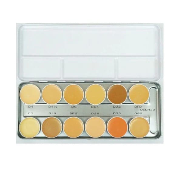 Kryolan - Derma Color Camouflage Creme 12 Shade Palette