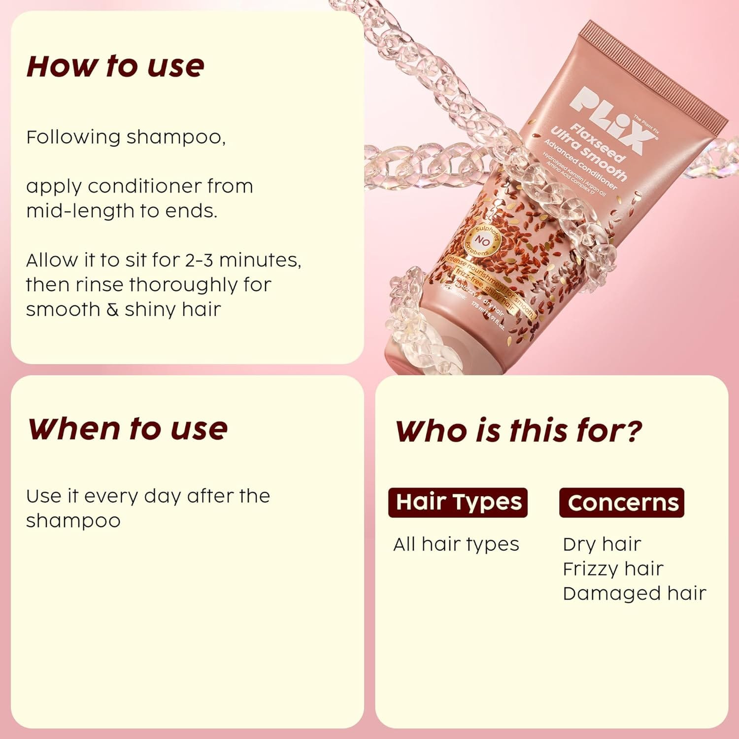 Plix - Flaxseed Ultra Smooth Advanced Conditioner (175ML)