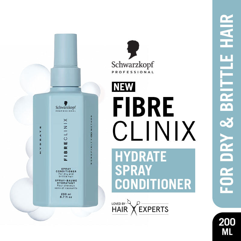 Schwarzkopf Professional Fibre Clinix Hydrate Hair Spray Conditioner (200ml)
