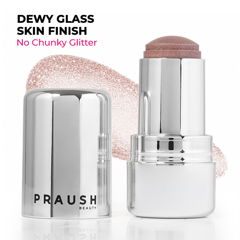 Praush Beauty ICY Glow Jelly Highlighter & Strobe Stick - Gold (5g)