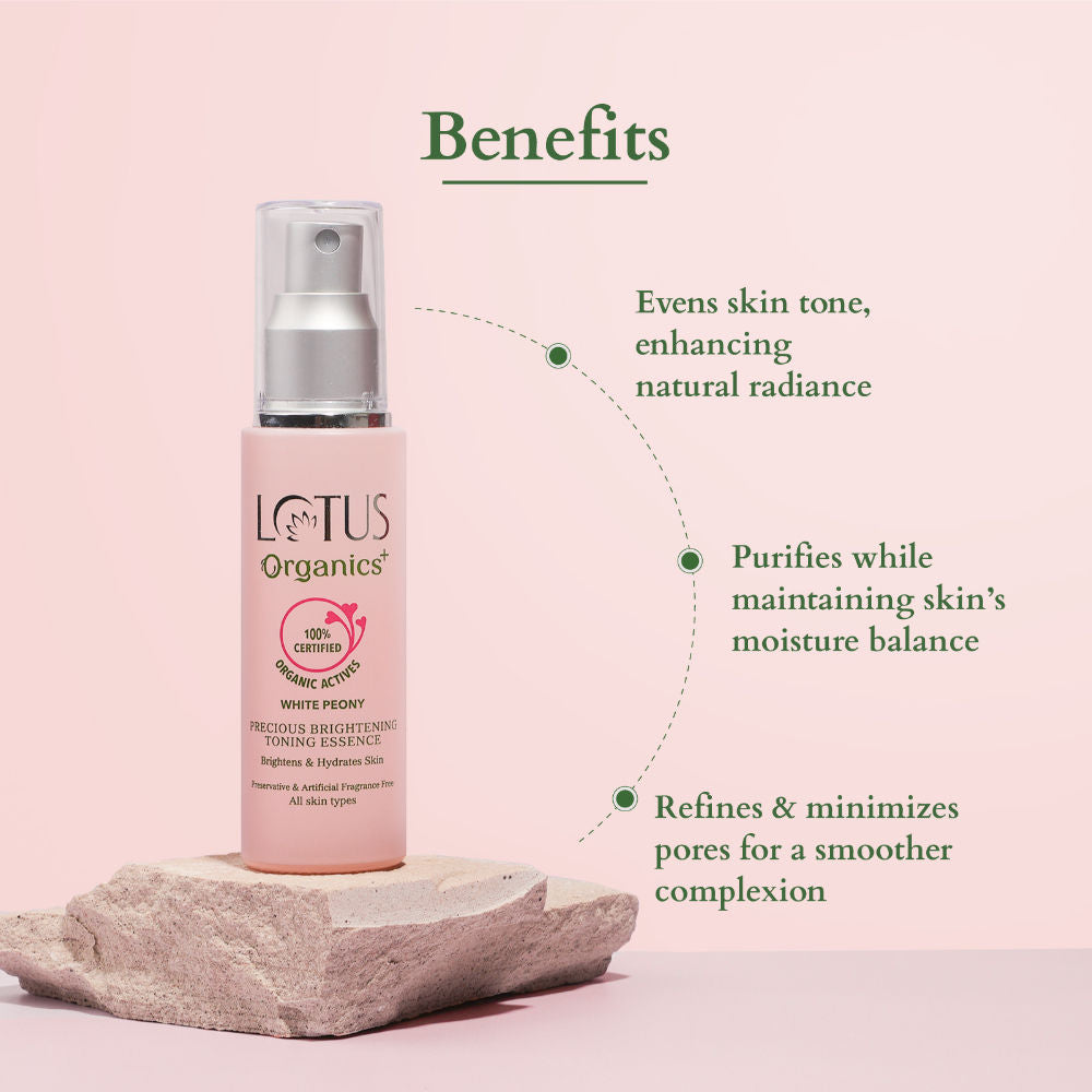 Lotus Organics Precious Brightening Toning Essence (50ml)