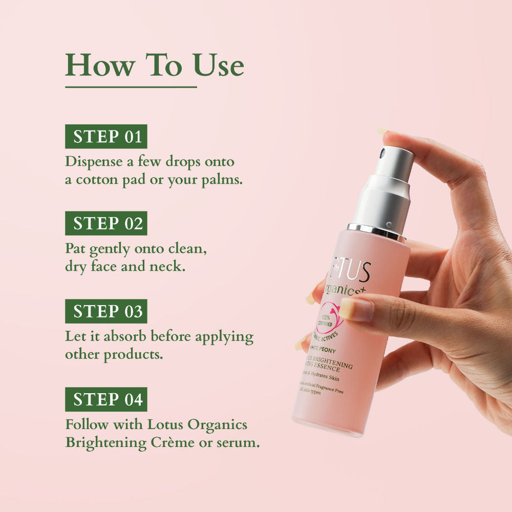 Lotus Organics Precious Brightening Toning Essence (50ml)