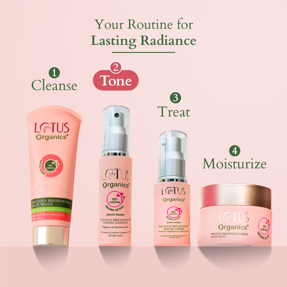 Lotus Organics Precious Brightening Toning Essence (50ml)