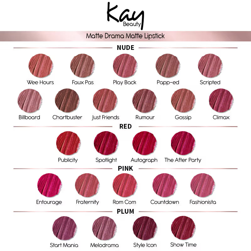 Kay Beauty - Matteinee Lip Crayon Enriched With Chamomile + Marula Oil (1.8g)