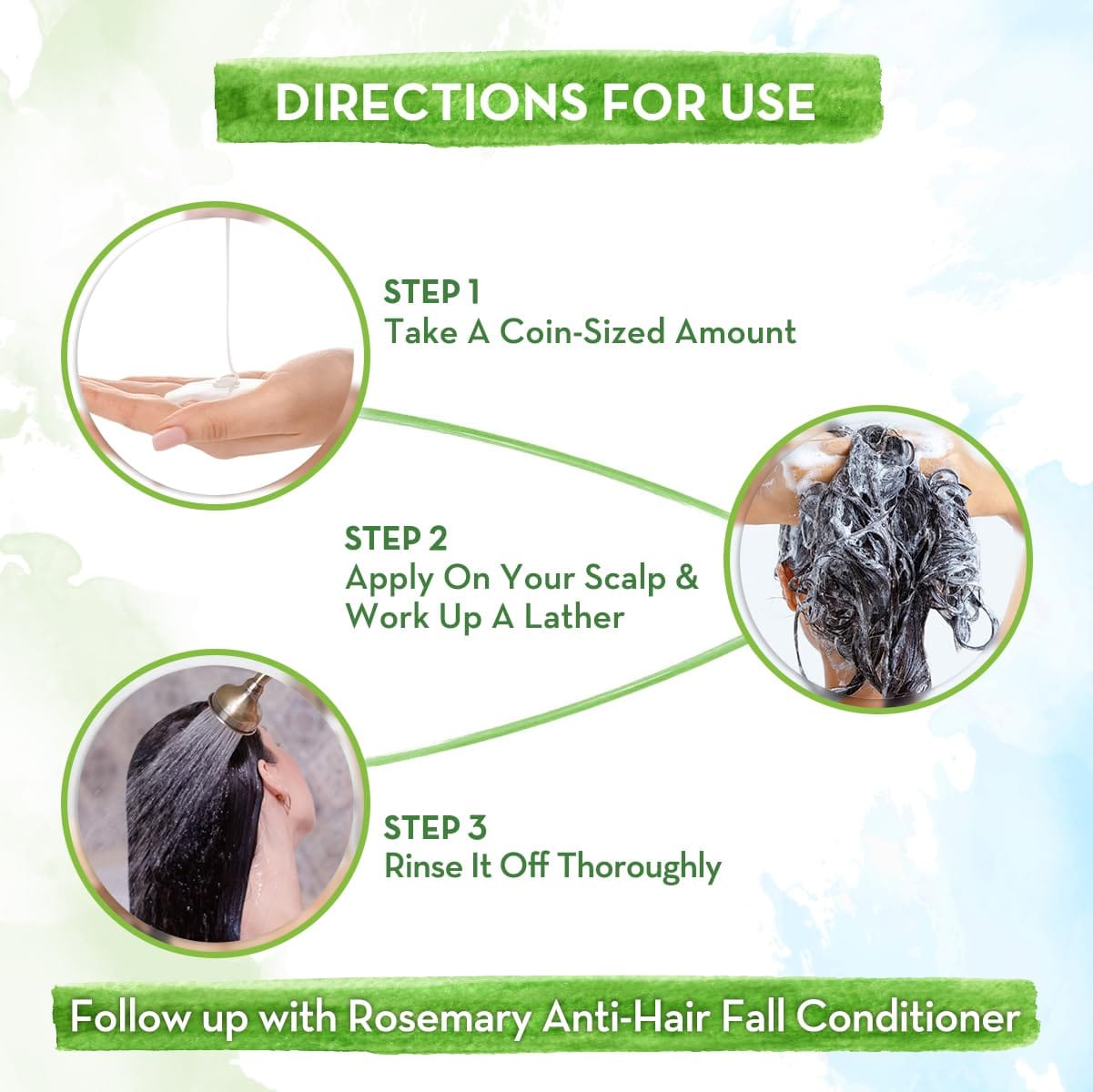 Mamaearth - Rosemary Anti - Hair Fall Shampoo (250ML) [Onion Hair Oil (100ML) Free]