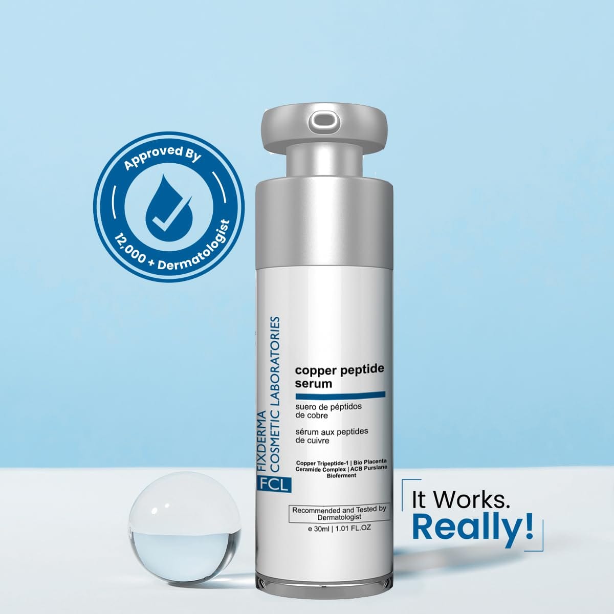 Fix Derma - Copper Peptide Serum (30ML)