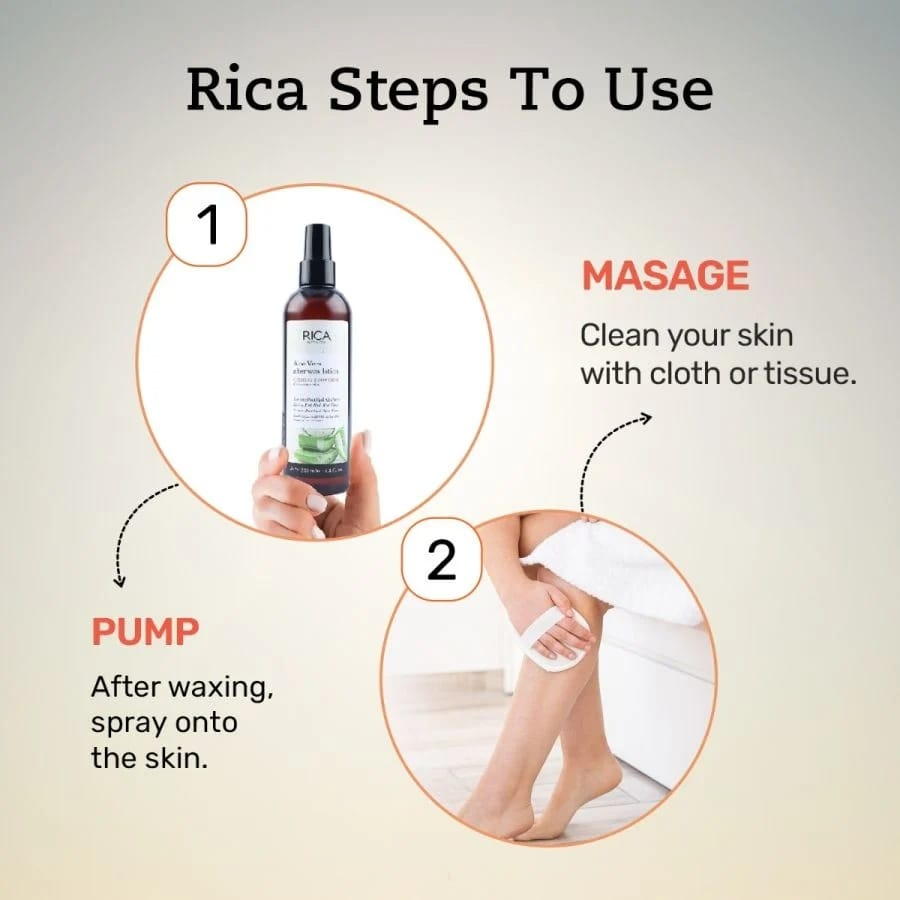 Rica - After Wax Lotion - Aloe vera (250ML)
