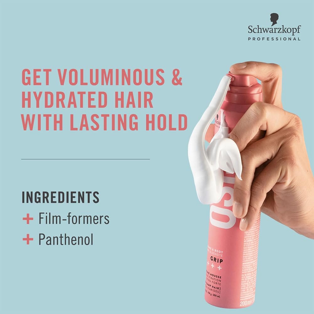 Schwarzkopf - Professional OSiS+ Grip Extra Strong Mousse (200ML)
