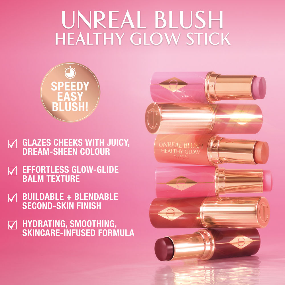 Charlotte Tilbury Unreal Blush Stick - Pretty Glow (9g)