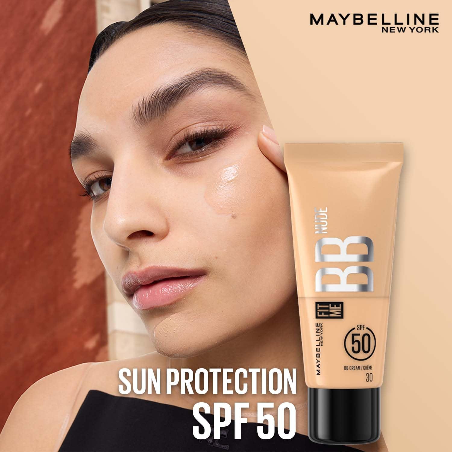 Maybelline New York - Fit Me BB Nude Spf 50 Glow BB Cream (25ML)