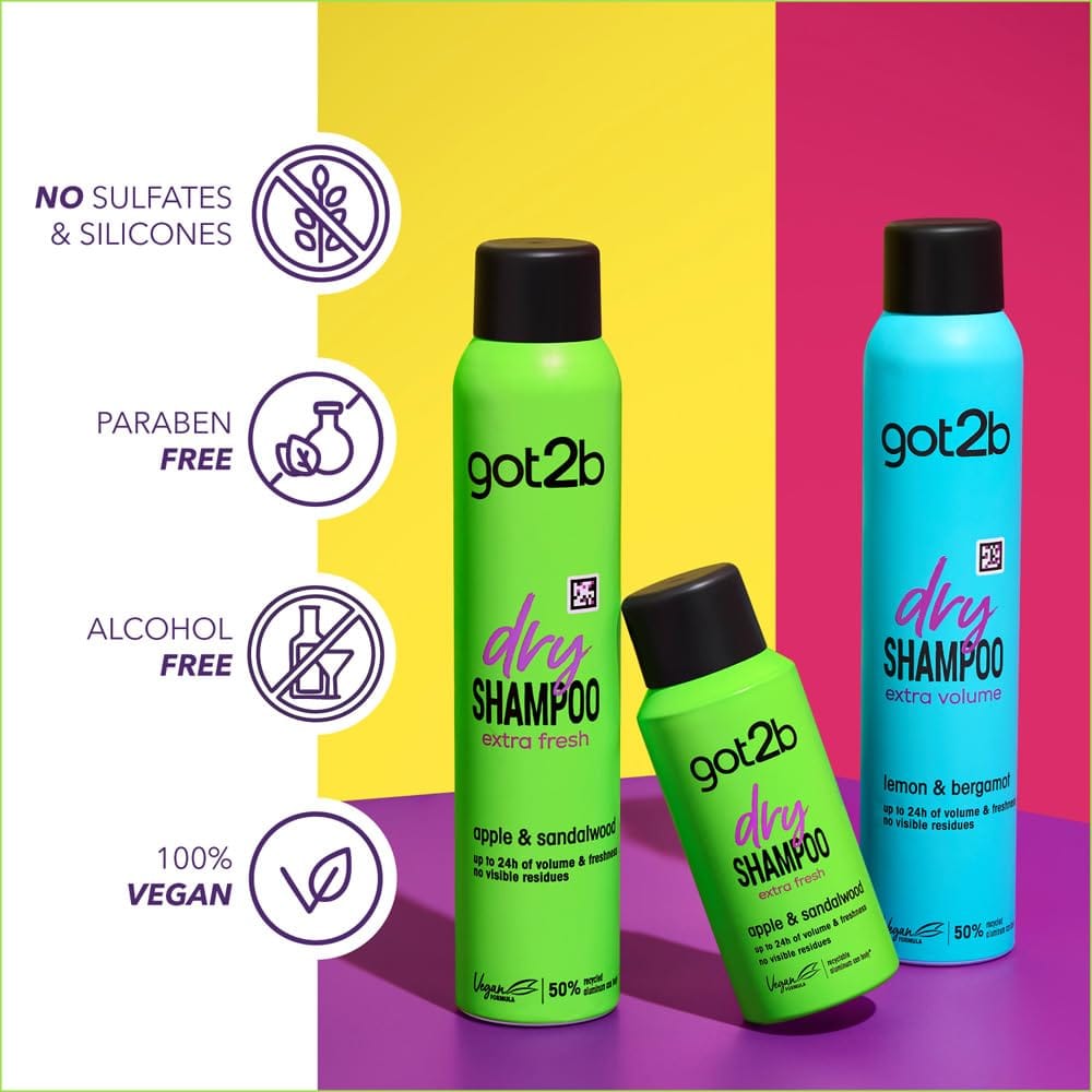 Schwarzkopf - got2b Dry Shampoo Apple & Sandalwood (100ML)