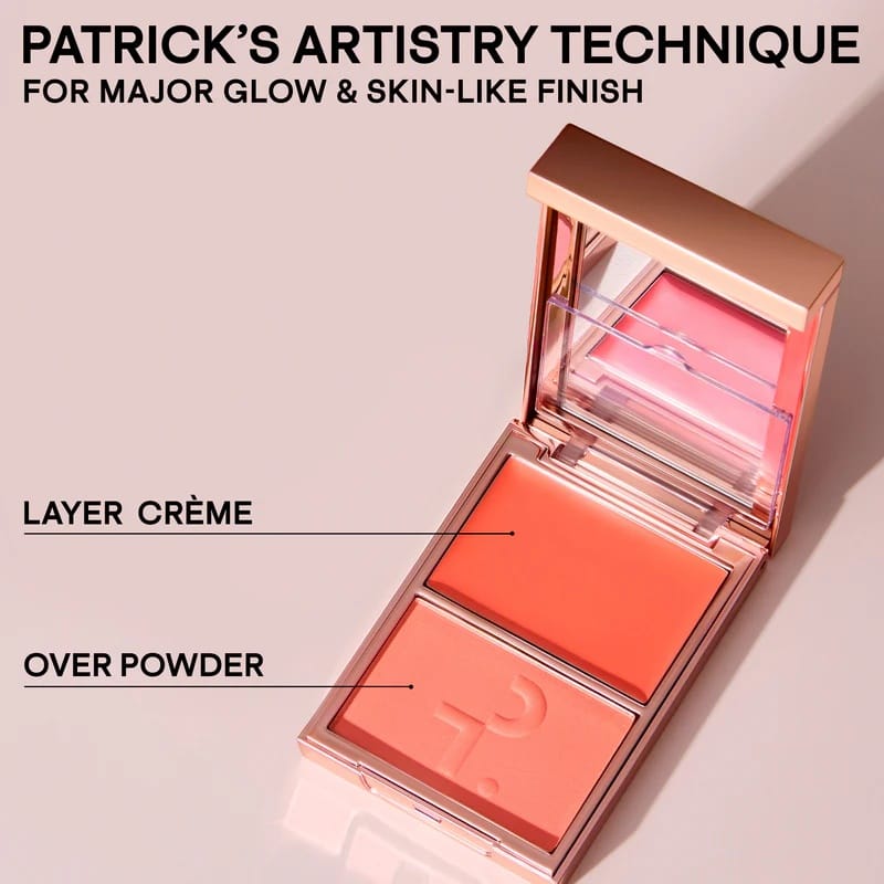 Patrick Ta - Double Take Creme & Powder Blush Duo (Mini)