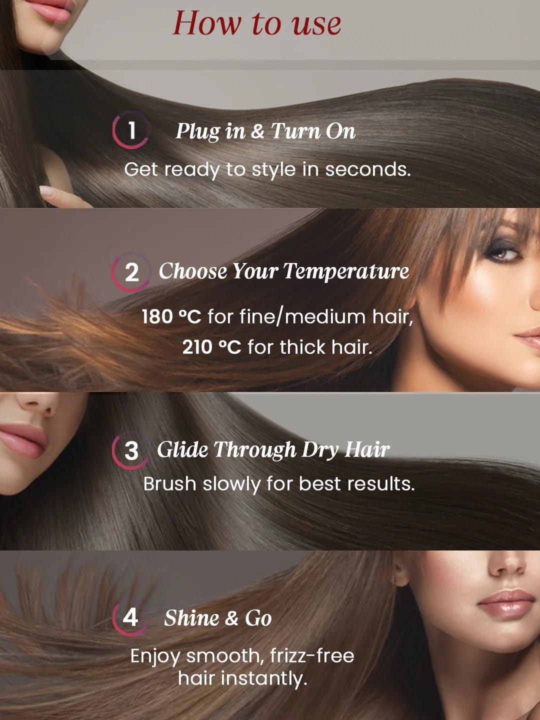 Make Mee Bold - Frizz Free Straightening Brush