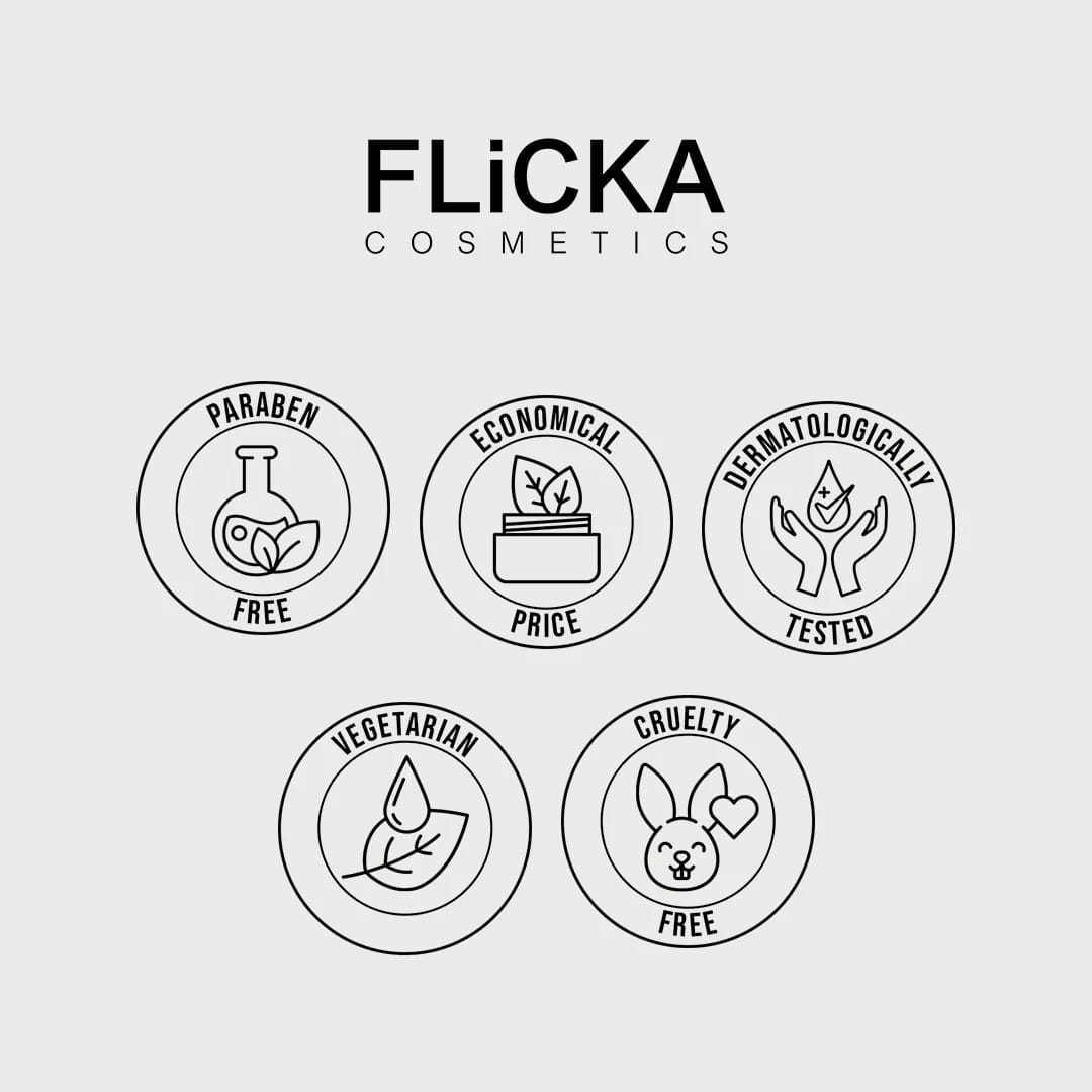 Flicka - High Coverage HD Liquid Foundation With SPF