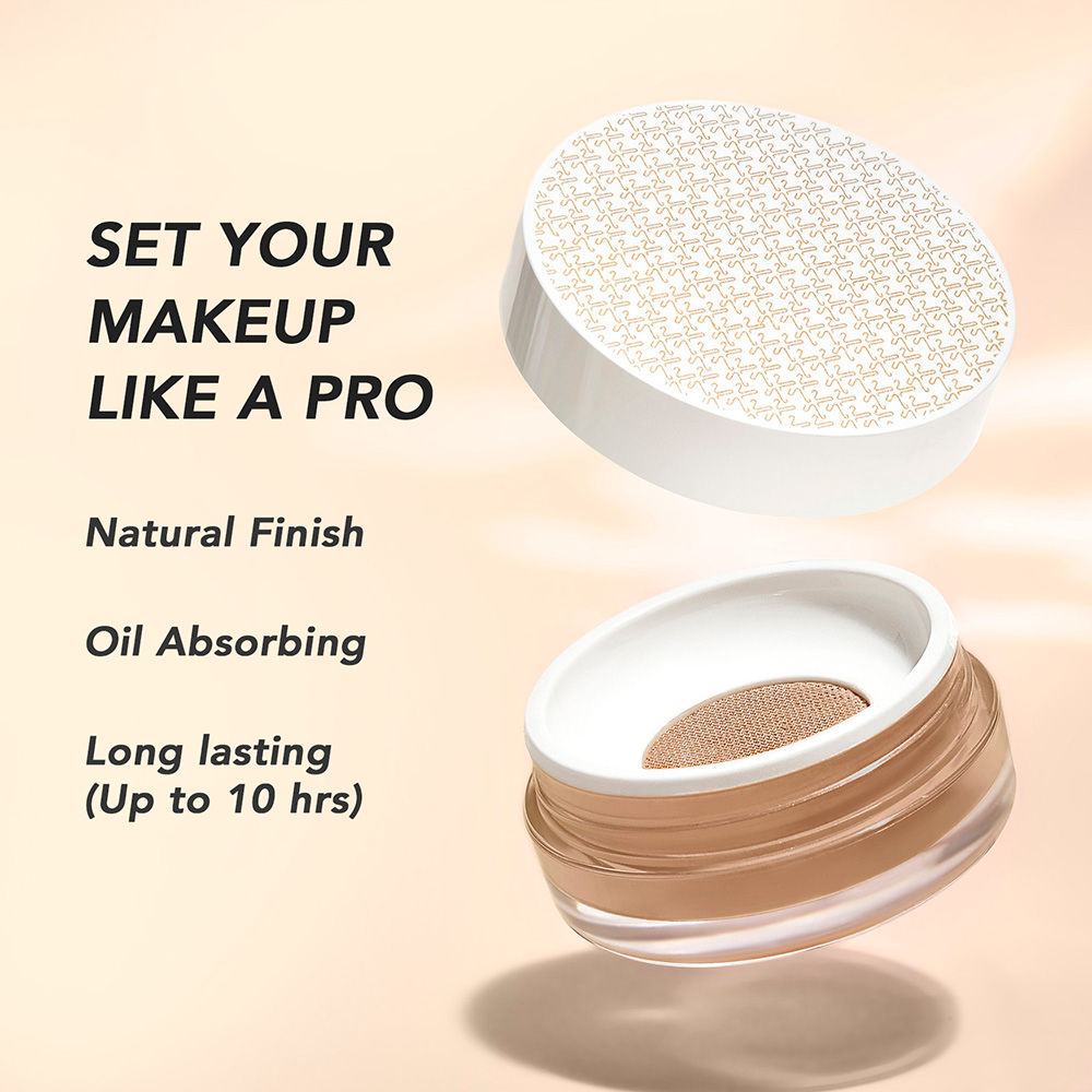Kay Beauty Matte HD Setting Loose Powder - Pecan (10g)