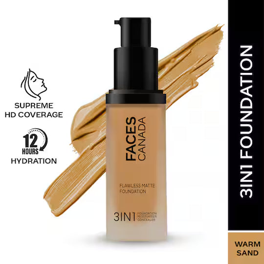 Faces - Canada Flawless Matte Foundation HR Hydration+SPF 18 (30 ml)