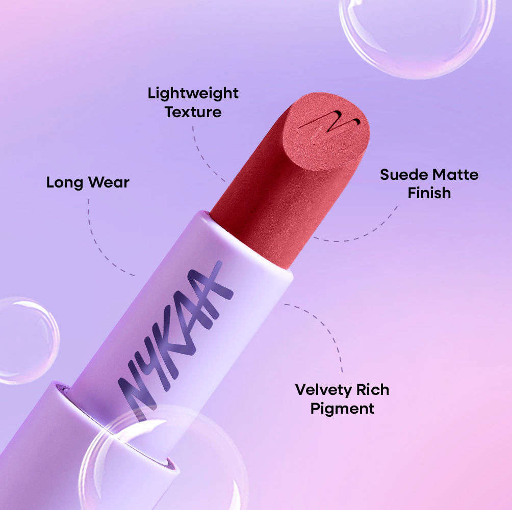 Nykaa Superlight Feathertouch Lipstick - Air (4.2g)