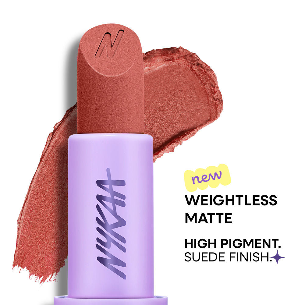 Nykaa Superlight Feathertouch Lipstick - Bloom (4.2g)