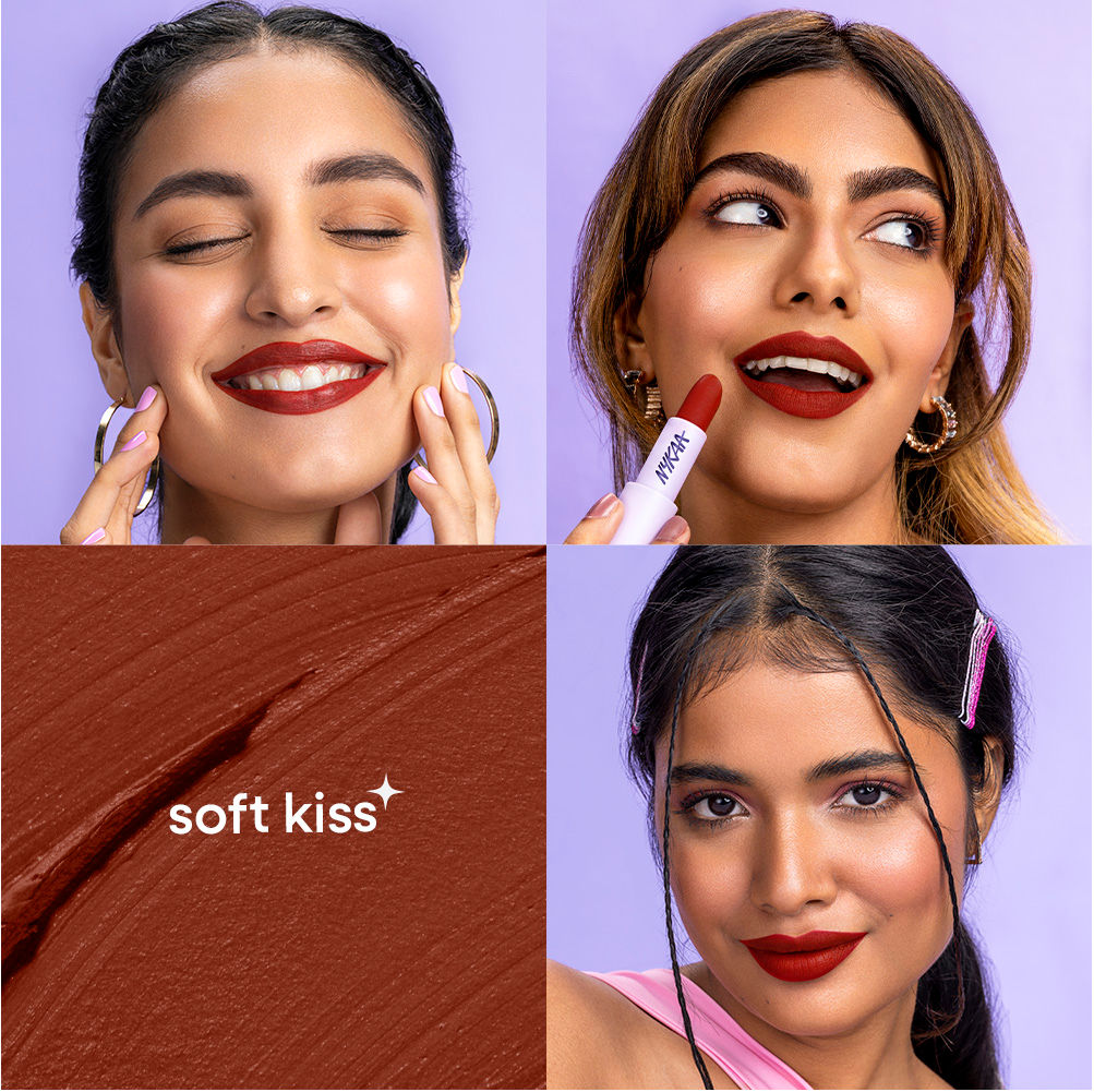 Nykaa Superlight Feathertouch Lipstick - Soft Kiss (4.2g)