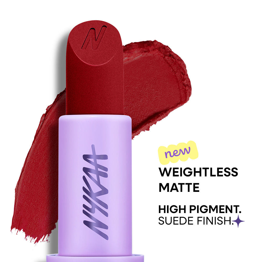 Nykaa Superlight Feathertouch Lipstick - Lush (4.2g)