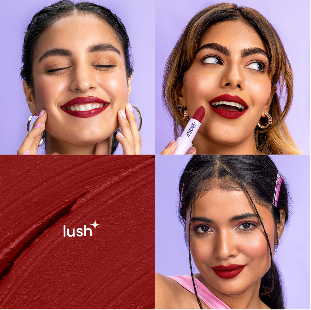 Nykaa Superlight Feathertouch Lipstick - Lush (4.2g)