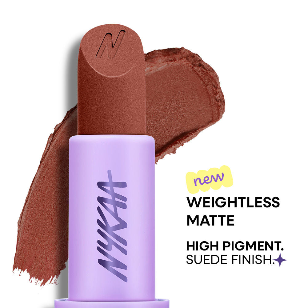 Nykaa Superlight Feathertouch Lipstick - Floaty (4.2g)