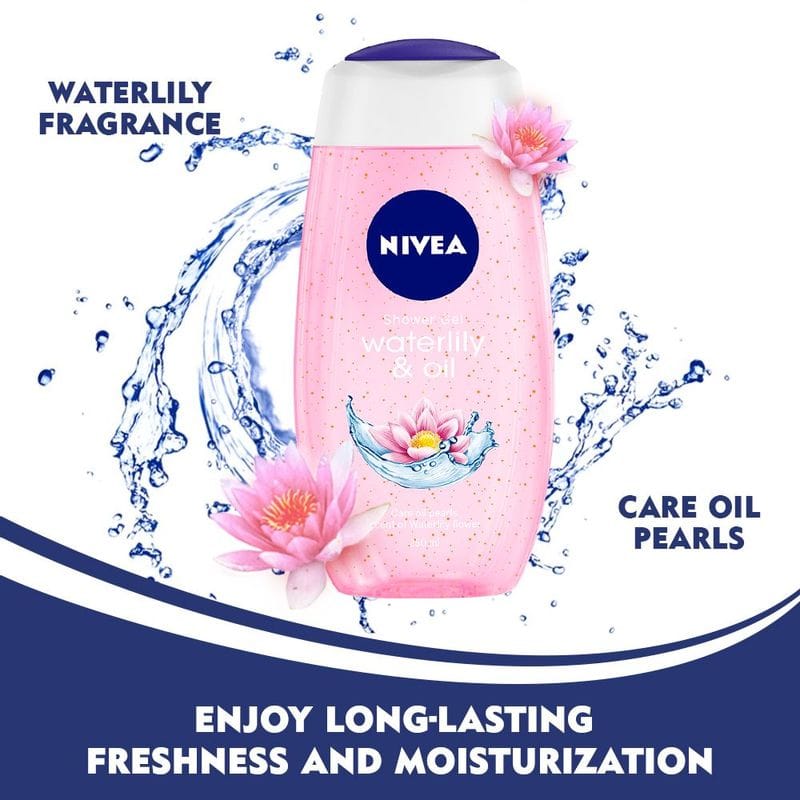 Nivea - Body Wash- Waterlily & Oil Shower Gel Waterlily Flower (250mL)