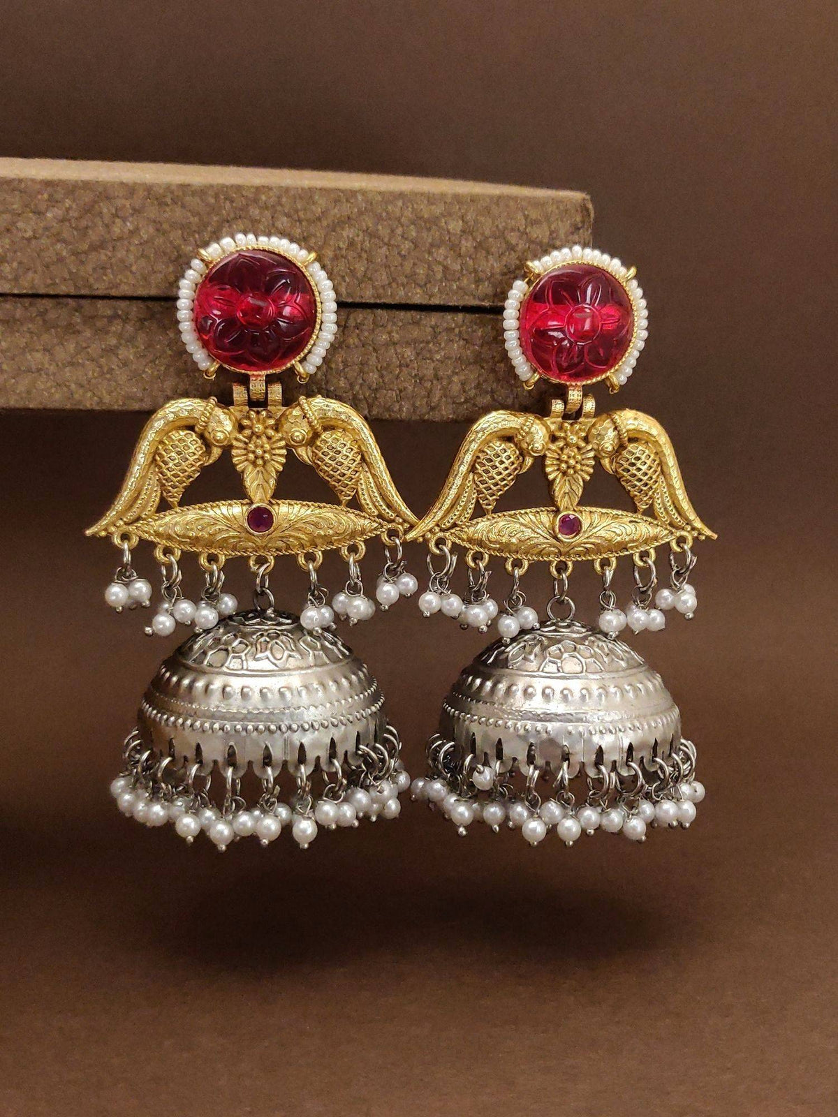Abdesigns Elegant German Gold Plated Dangler Earrings