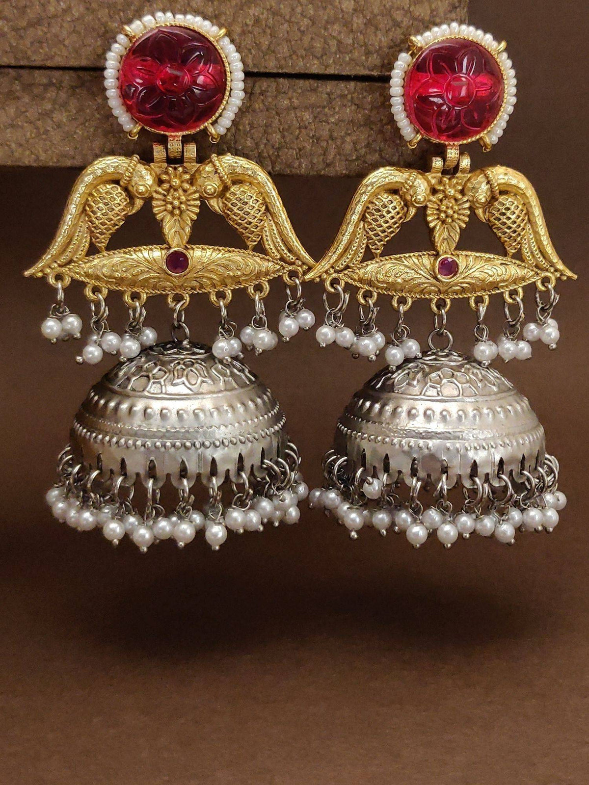 Abdesigns Elegant German Gold Plated Dangler Earrings