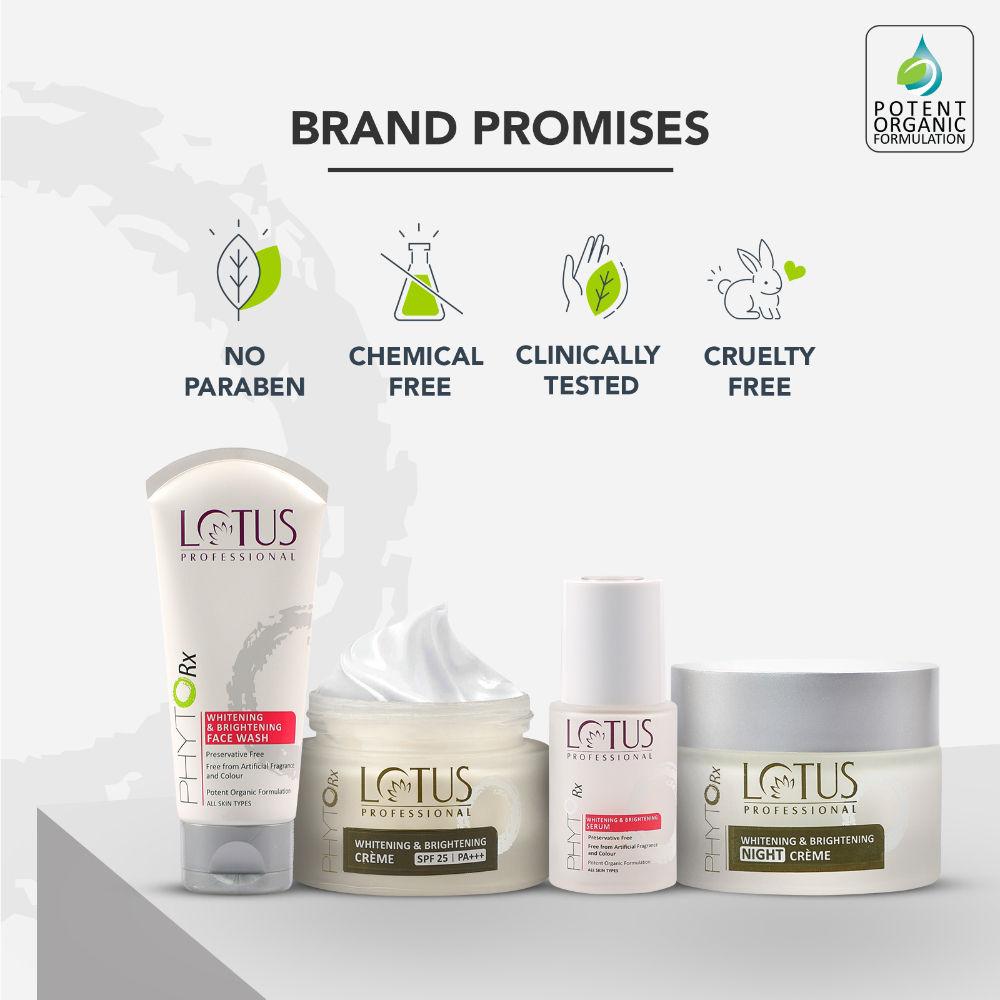 Lotus Professional PhytoRx Whitening & Brightening Face Cream, For Radiant Skin, Remove Pigmentation (50gm)