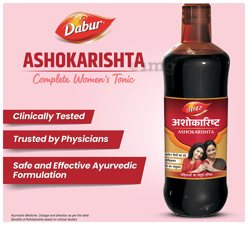 Dabur Ashokarishta | Relieves Menstrual Cramps & Period Pain in Women