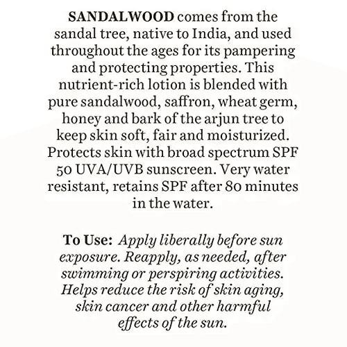 Biotique - Sun Shield Sandalwood 50+SPF UVB Sunscreen Ultra Protective Lotion For All Skin Types (50mL)
