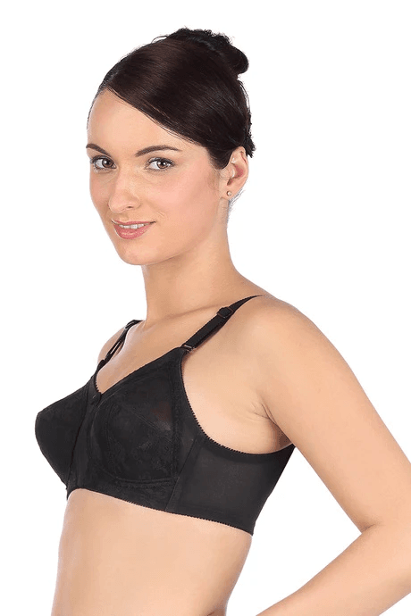 Triumph - Doreen N Three Sectioned Full Coverage Super Support Bra (Black - 0004/04 - 20-319) - 01N