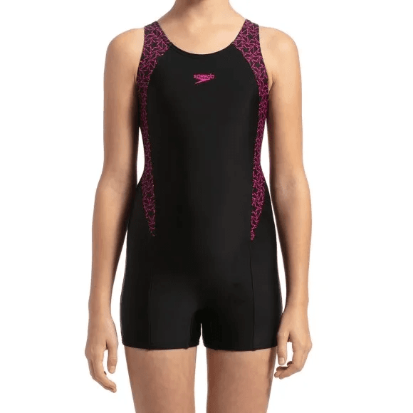 Speedo - Boomstar Splice Legsuit - Black - Electric Pink (#85392B344) 01N
