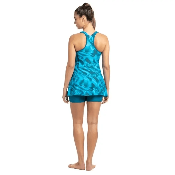 Speedo - Allover Swimdress - Nordic Teal - Powder Blue (#808876D765) 01N