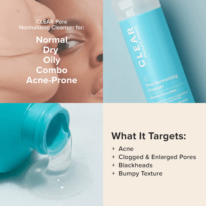 Paulas Choice - CLEAR Pore Normalizing Acne Cleanser (177mL)