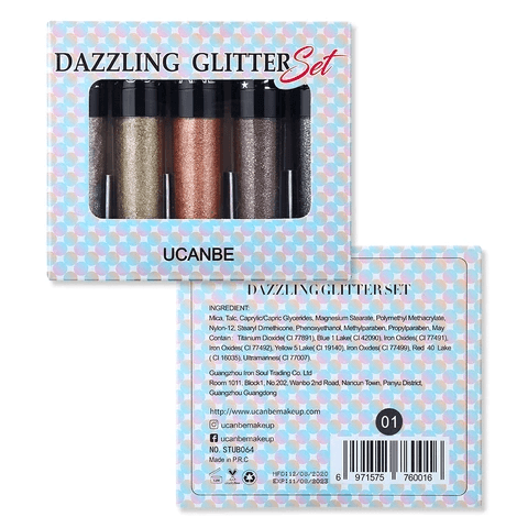 UCANBE - Dazzling Glitter Eyeshadow Liquid Set