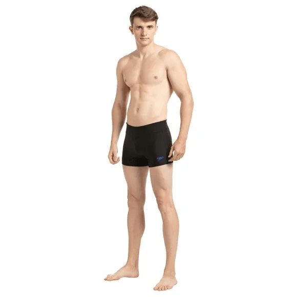 Speedo - Essential Houston Aquashort - Black Beautiful Blue (#814111D807 Size - 40) 01N