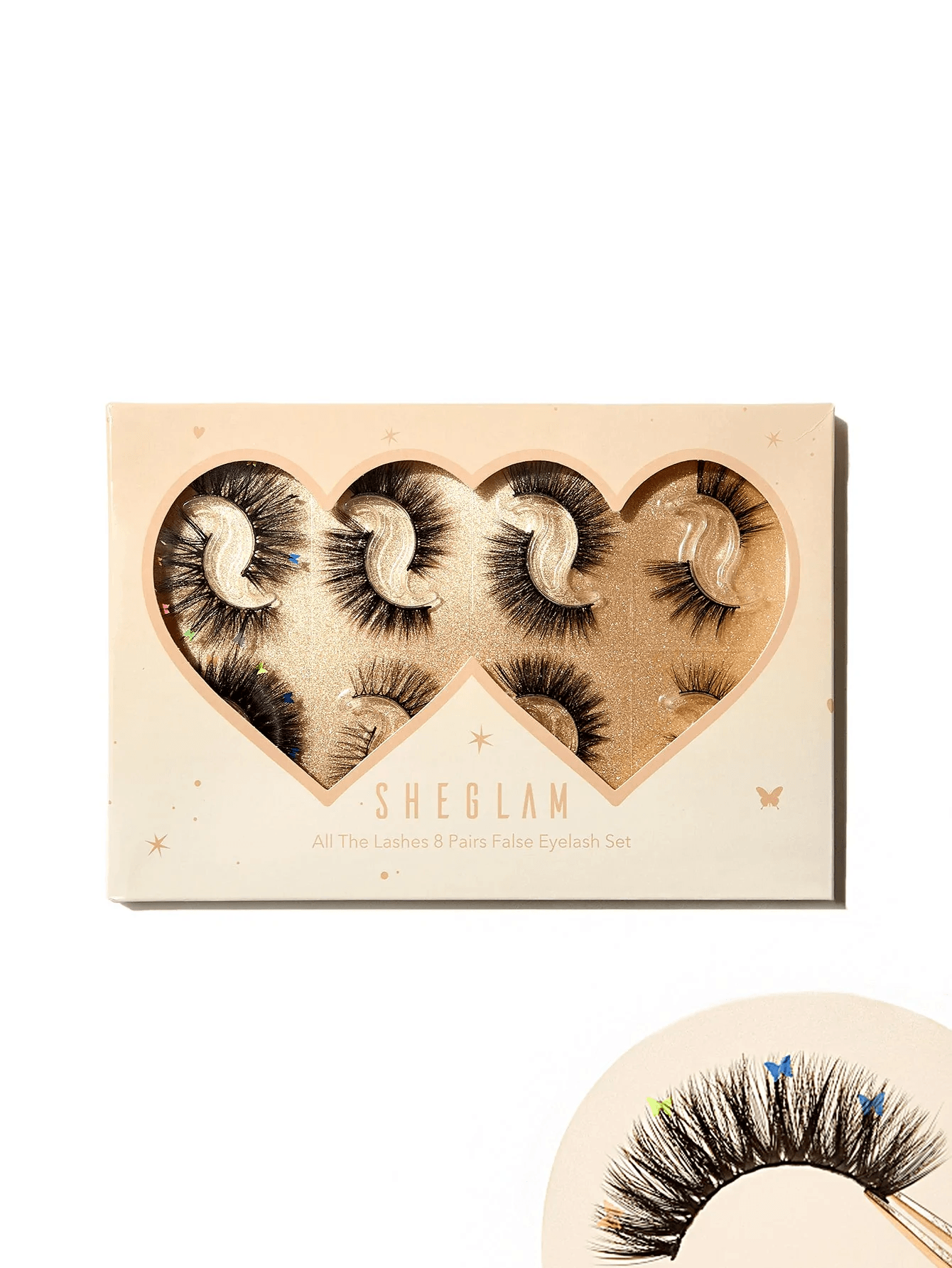 Sheglam - ALL THE LASHES 8 PAIRS FALSE EYELASH SET