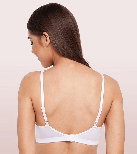 ENAMOR - PLUSH COMFORT FULL SUPPORT BRA (F024 - 01N - COLOR - WHITE)