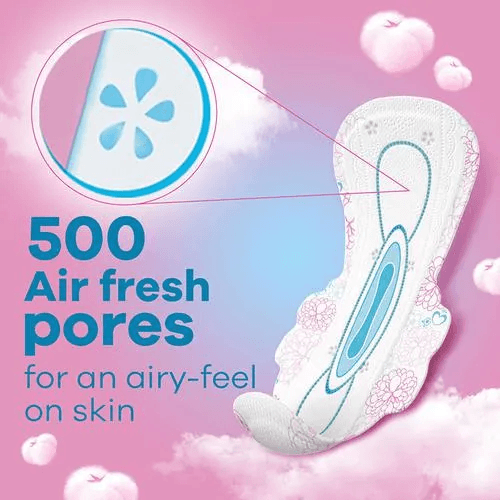Whisper - Ultra Softs Air Fresh Sanitary Pads - With Wider Back, XL Plus, 15 pcs (Buy 2 Get 1 Free)