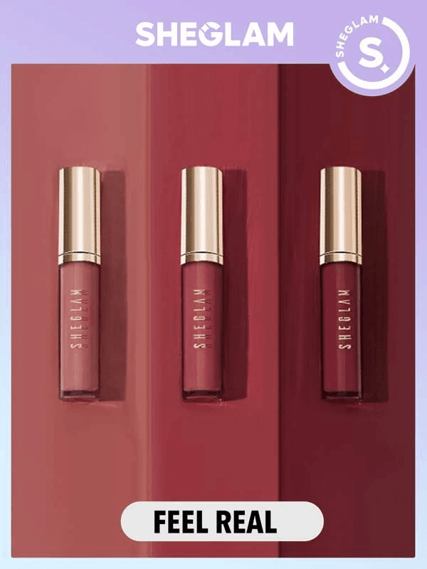 Sheglam - Matte Allure Mini Liquid Lipstick Set (Feel Real)