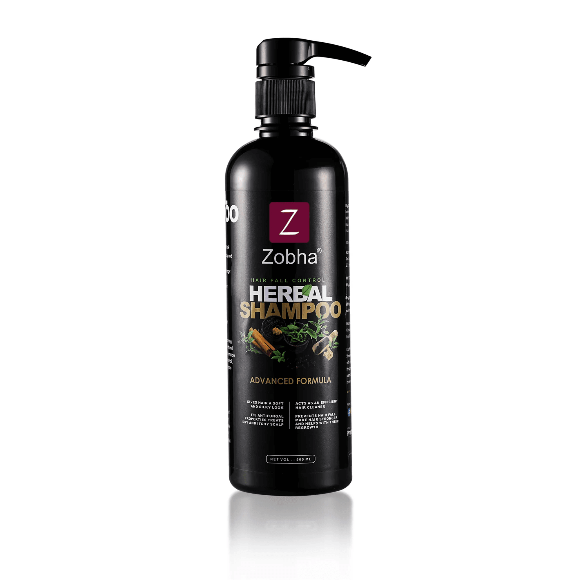Zobha - HERBAL SHAMPOO WITH ADVANCED FORMULA ~ 500ML