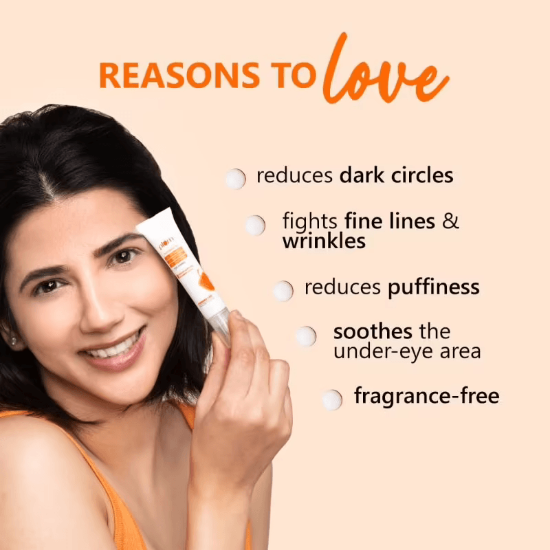 Plum - 3% Vitamin C 3% Peptide & 3% Caffeine Eye Cream With Mandarin (15mL)