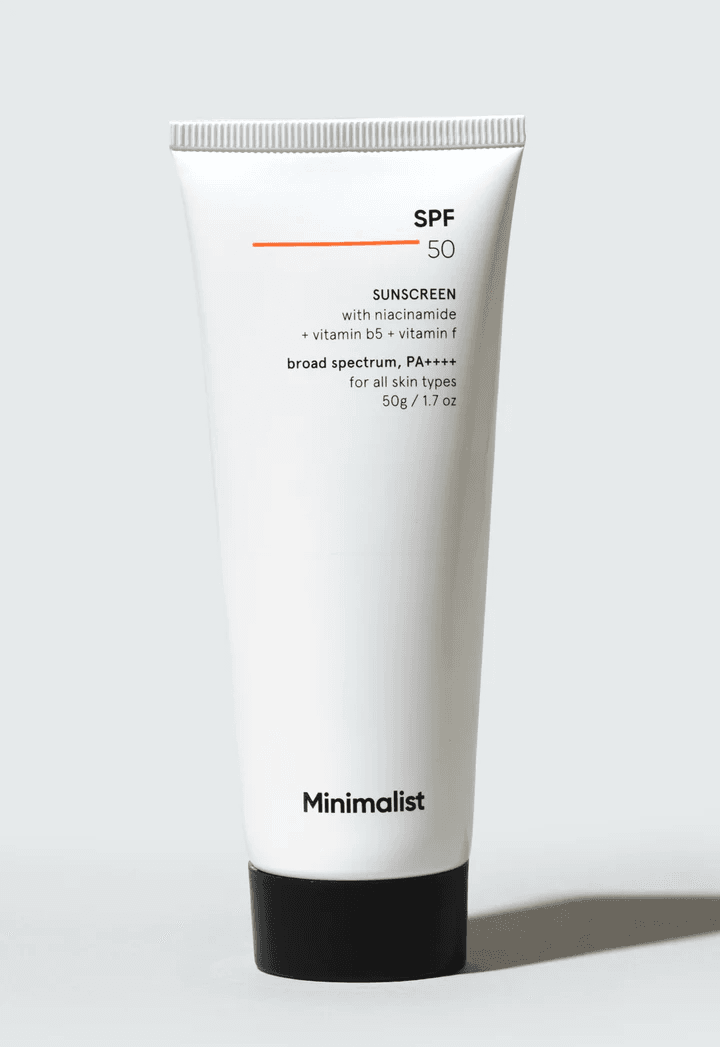 Minimalist - SPF 50 Sunscreen With Niacinamide + Vitamin B5 + Vitamin F