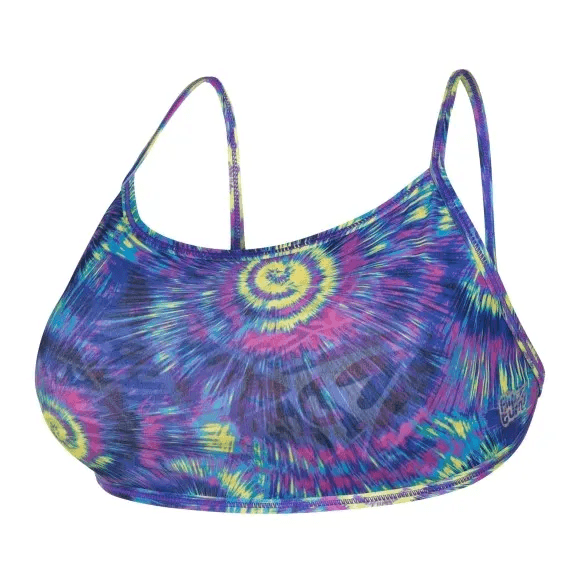 Speedo - Hippy Explosion Flip Reverse Top - Navy - (C) Chroma Blue (#8FT694C805) 01N